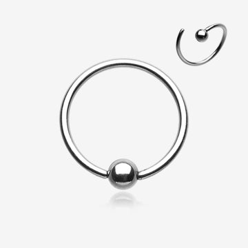 CBR Style Bendable Steel Nose Hoop-Steel